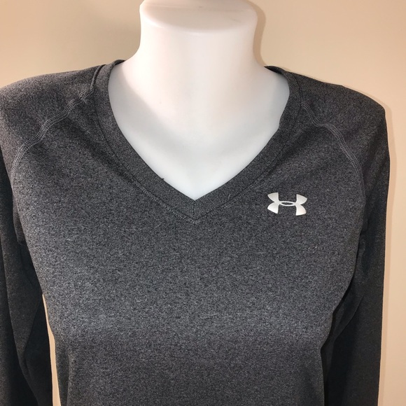 Under Armour Tops - Under Armor Long Sleeve Workout Shirt Small Grey